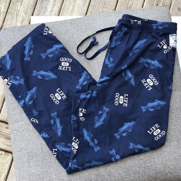 NWOT! - LIFE IS GOOD 100% Cotton Classic Sleep Pants Loungewear Pajama Pants